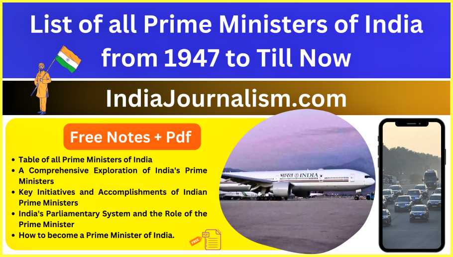 List-of-all-prime-minister-of-India